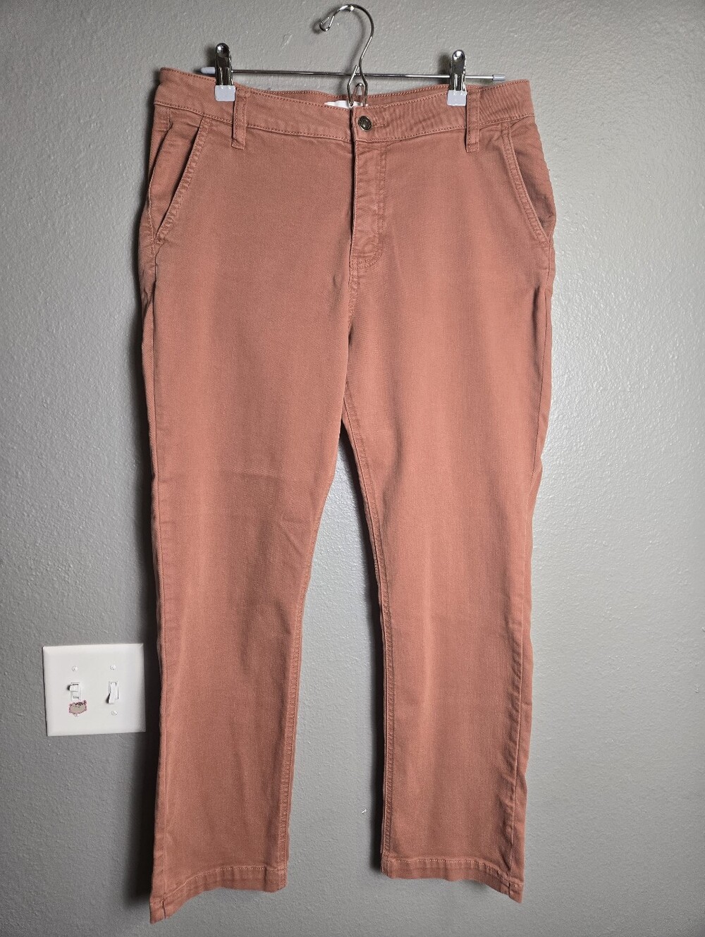 Studio Blue Orange Cropped Jeans Size 31